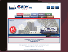 Tablet Screenshot of cadyinc.com